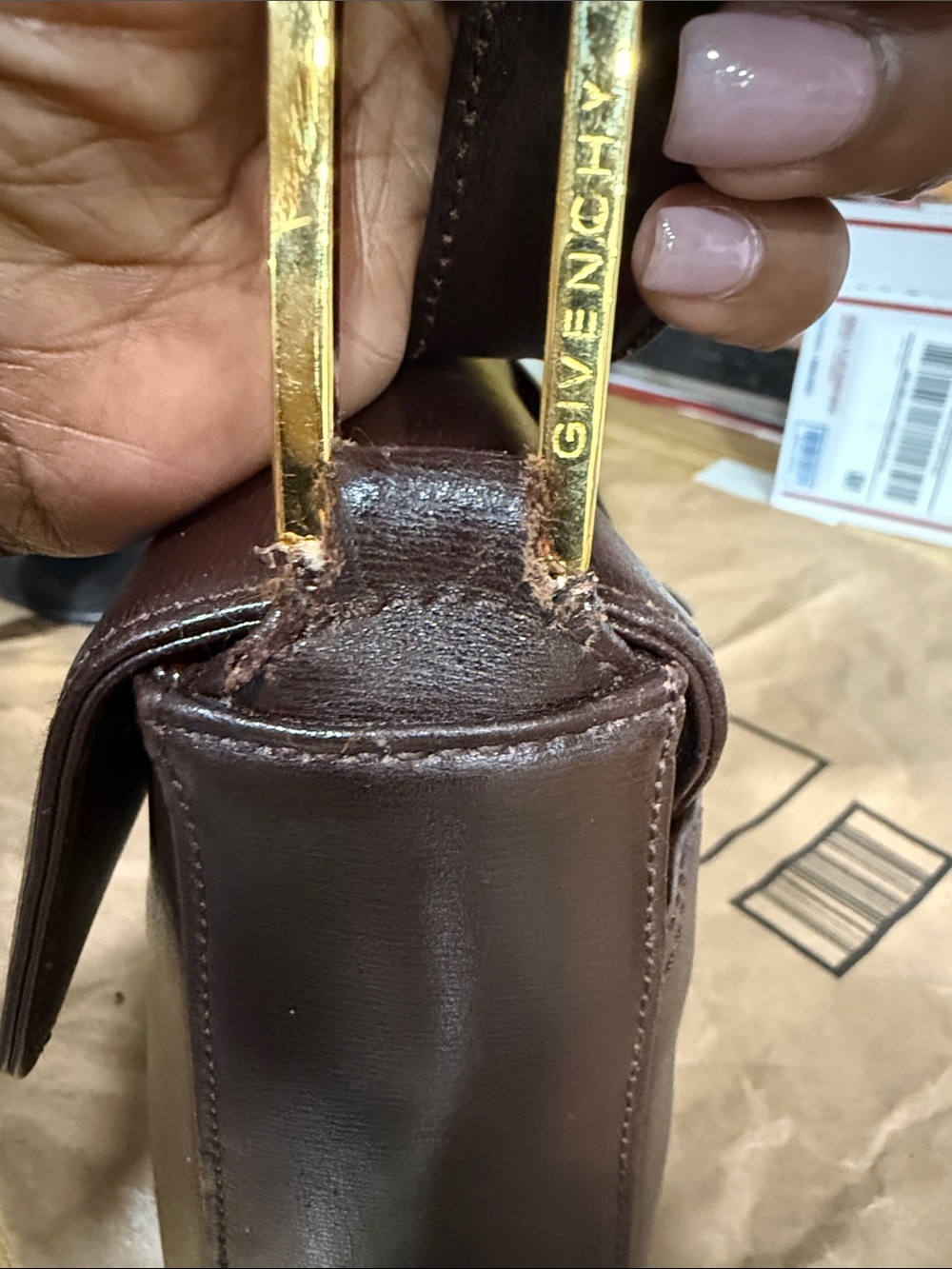 Givenchy Leather Logo Bag - Picture 7 of 8
